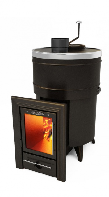 Банная печь на дровах Скоропарка 2012 Inox - купить на официальном сайте TMF