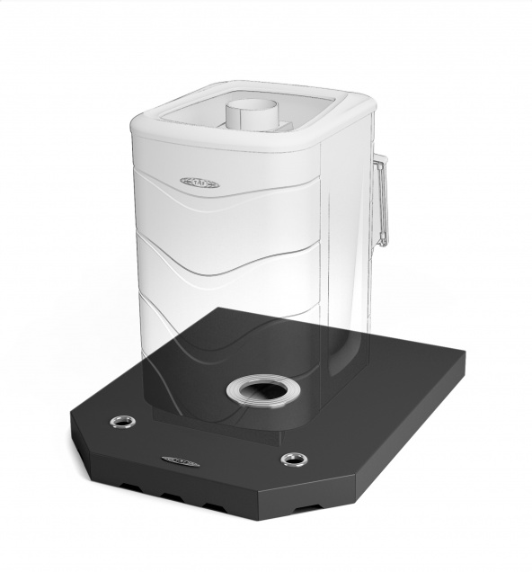 Экран напольный для банных печей TMF