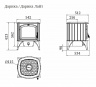 дарика габариты Печь отопительная Дарика - купить на официальном сайте TMF
